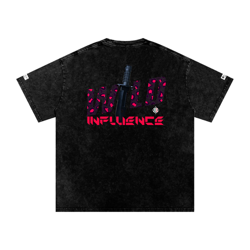 BOOI ITALY WILD INFLUENCE KNIFED SNOW WASHED T-SHIRT