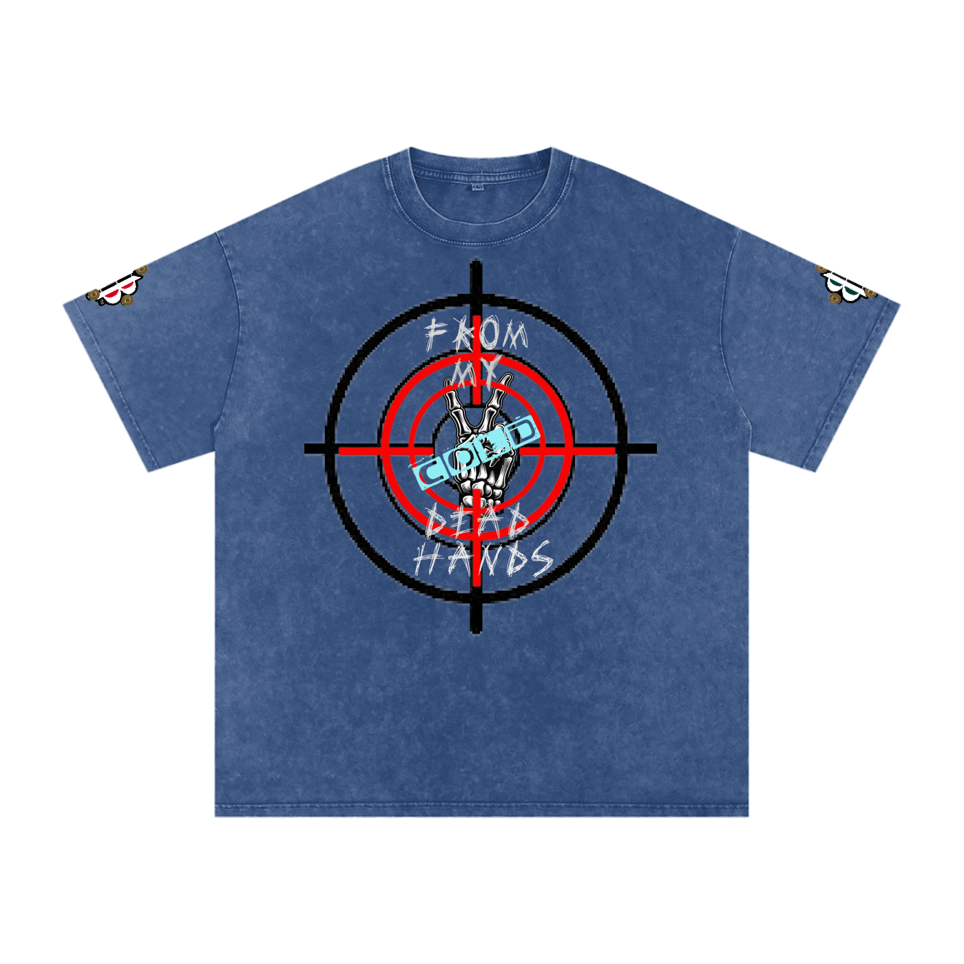 BOOJI ITALY CLICK BANG COLLECTION MENS SNOW WASHED T-SHIRT