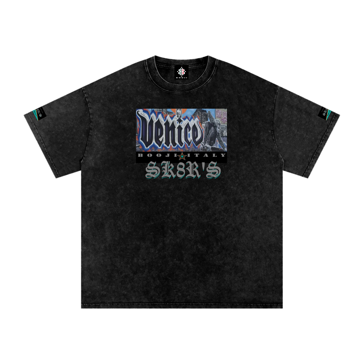 BOOJI ITALY SK8R'S COLLECTION SNOW WASHED T-SHIRT
