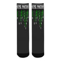BOOJI ITALY SUPER POSITION COLLECTION MEN'S MATRIX STRIP TUBE SOCKS