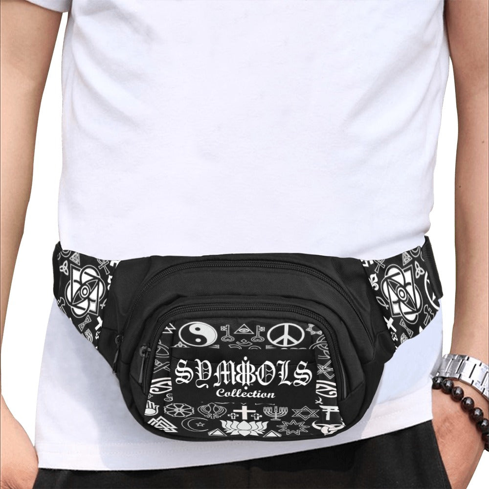 BOOJI ITALY SYMBOLS COLLECTION BLACK WAIST BAG