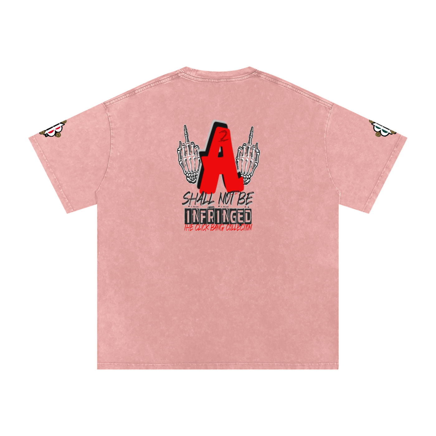 BOOJI ITALY CLICK BANG COLLECTION MENS SNOW WASHED T-SHIRT