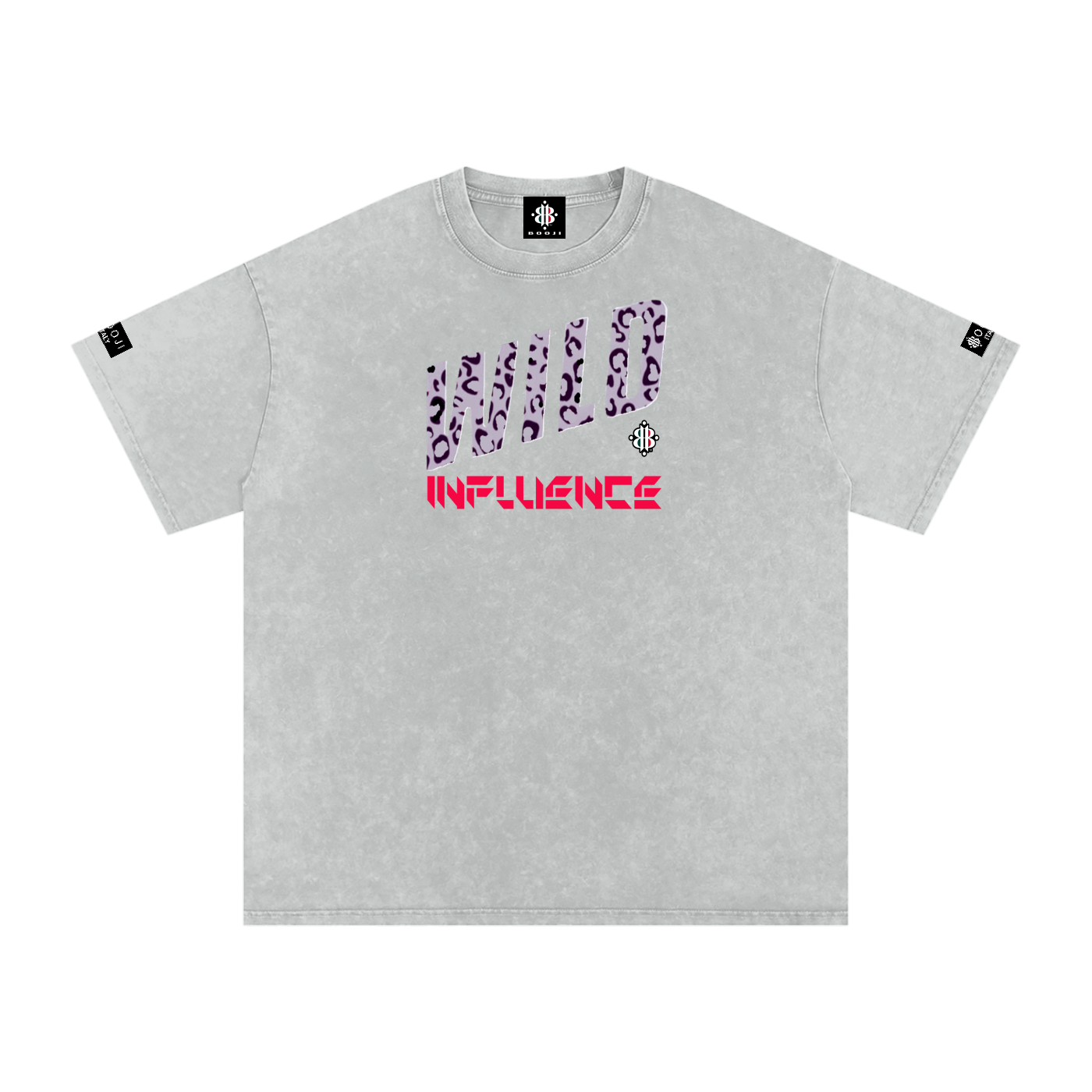 BOOJI ITALY WILD INFLUENCE Z-BACK SNOW WASHED T-SHIRT