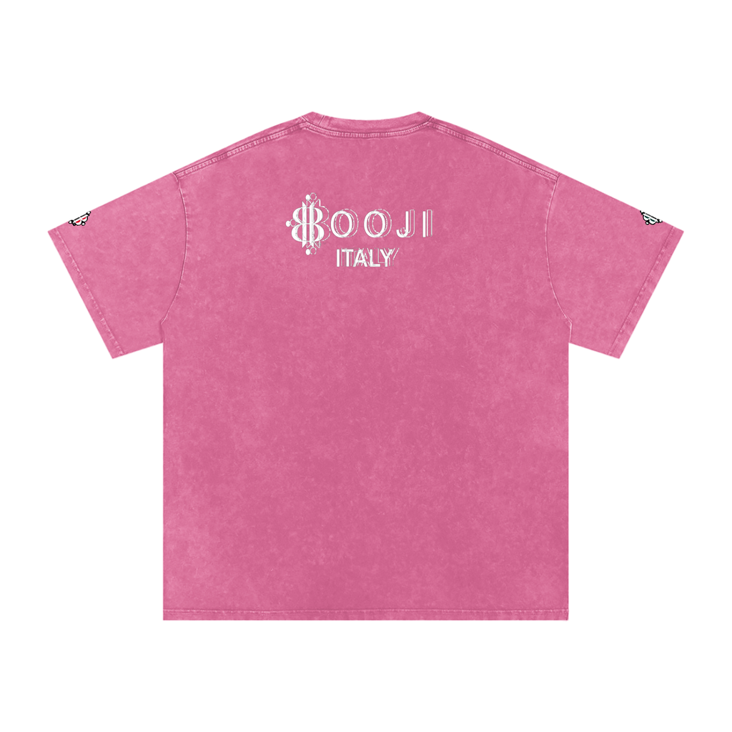 BOOJI ITALY BE A WAVE BEHAVE SNOW WASHED T-SHIRT
