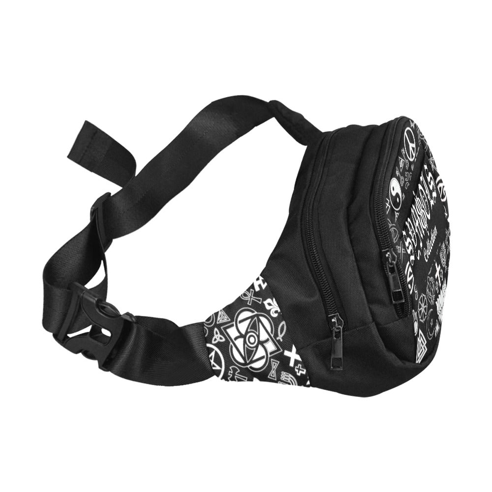 BOOJI ITALY SYMBOLS COLLECTION BLACK WAIST BAG