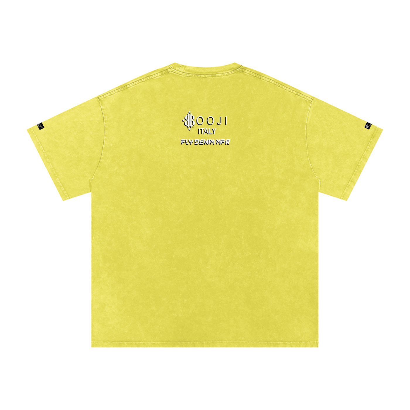 BOOJI ITALY "FLY DENIM MFR." SNOW WASHED T-SHIRT