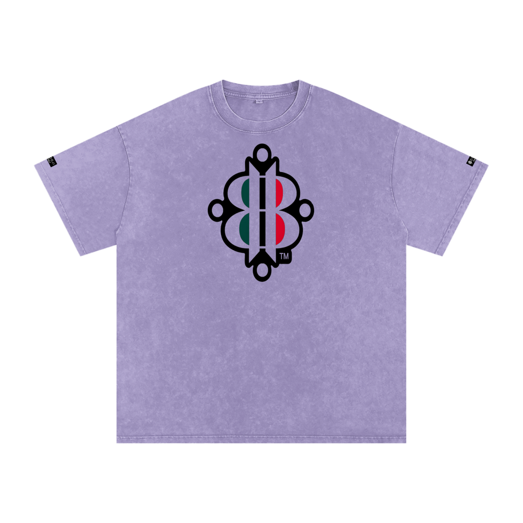 BOOJI ITALY "FLY DENIM MFR." SNOW WASHED T-SHIRT
