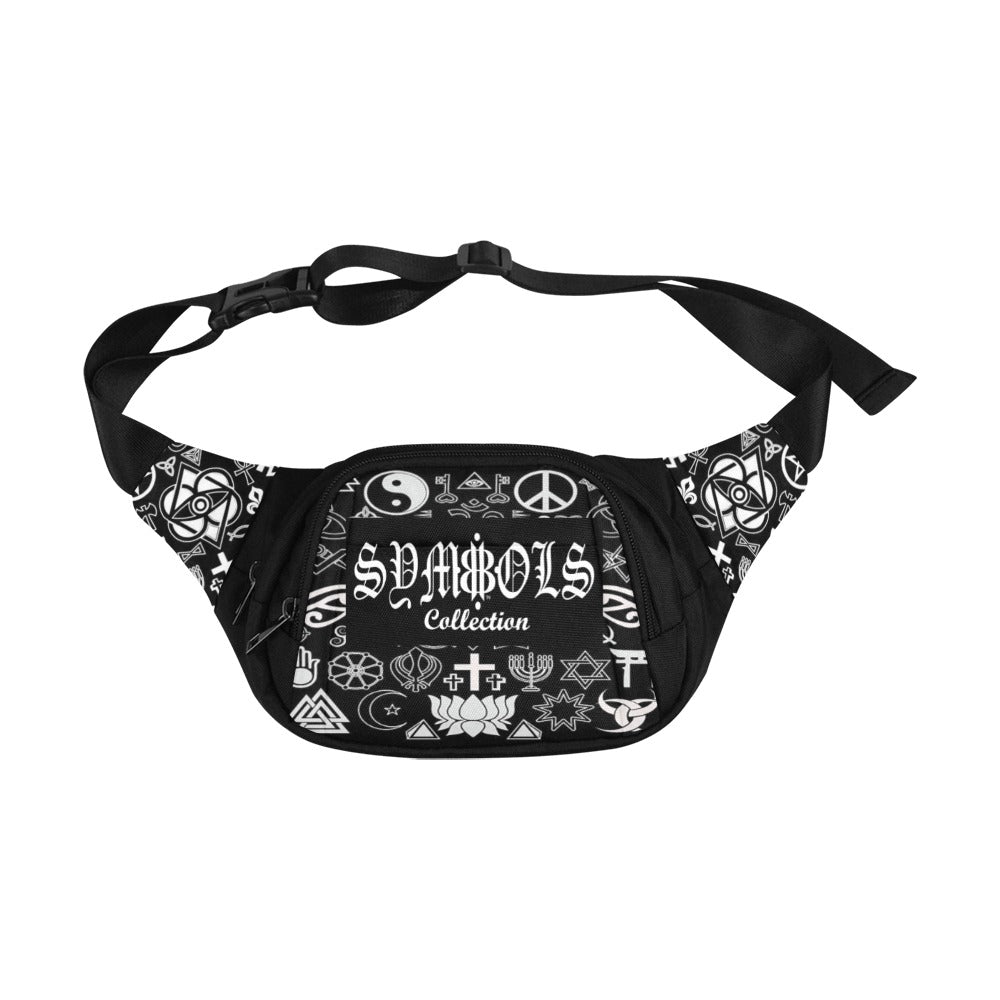 BOOJI ITALY SYMBOLS COLLECTION BLACK WAIST BAG