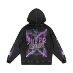 BOOJI ITALY SUPER POSITION COLLECTION SNOW WASHED COTTON HOODIE