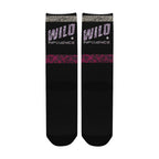 BOOJI ITALY WILD INFLUENCE COLLECTION WOMEN'S BLACK CREW SOCKS