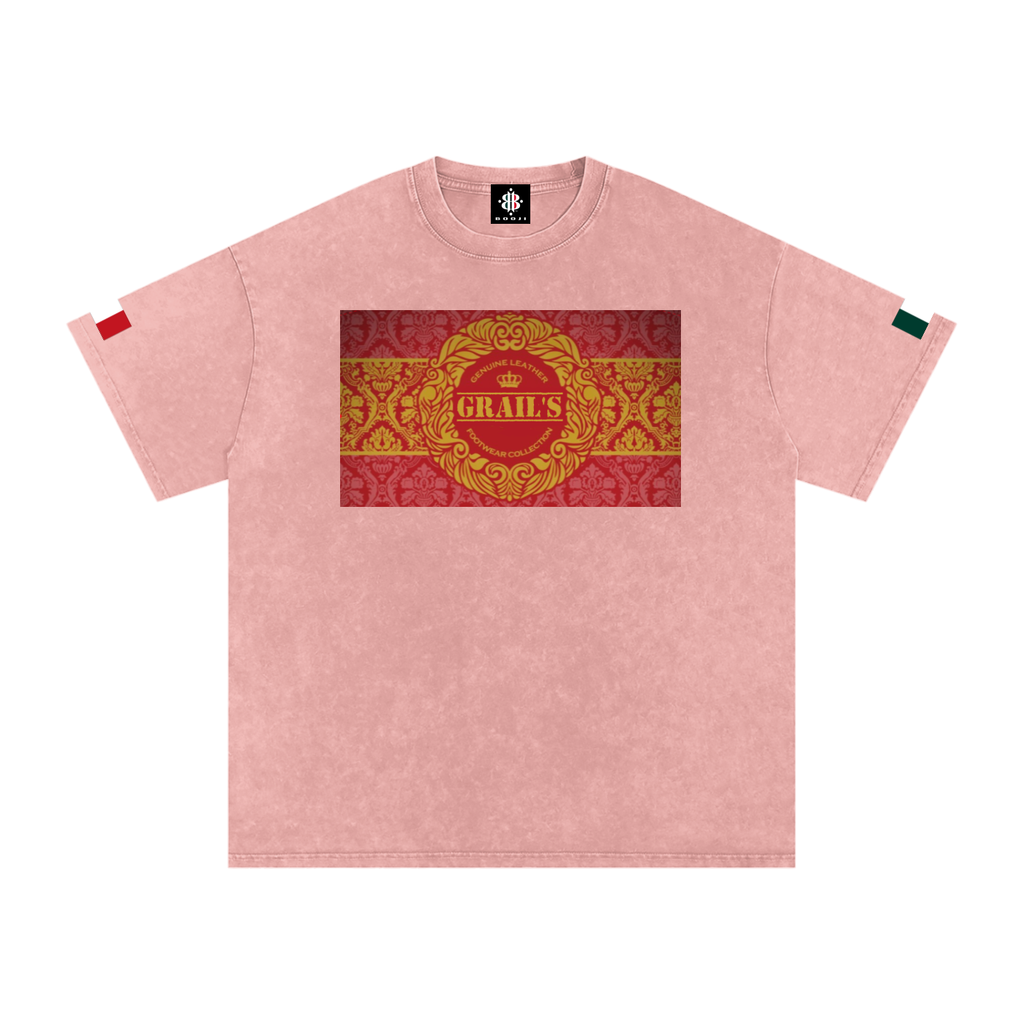 BOOJI ITALY GRAIL'S COLLECTION SNOW WASHED T-SHIRT