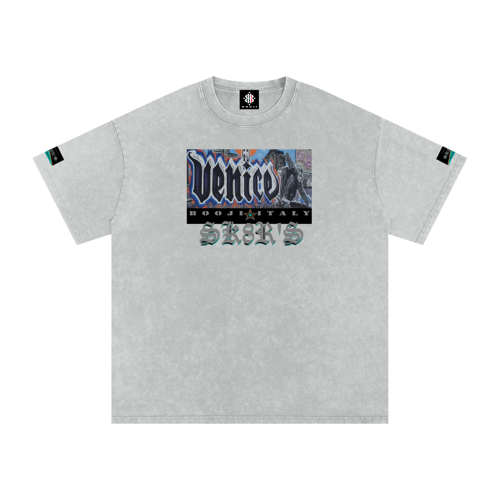 BOOJI ITALY SK8R'S COLLECTION SNOW WASHED T-SHIRT