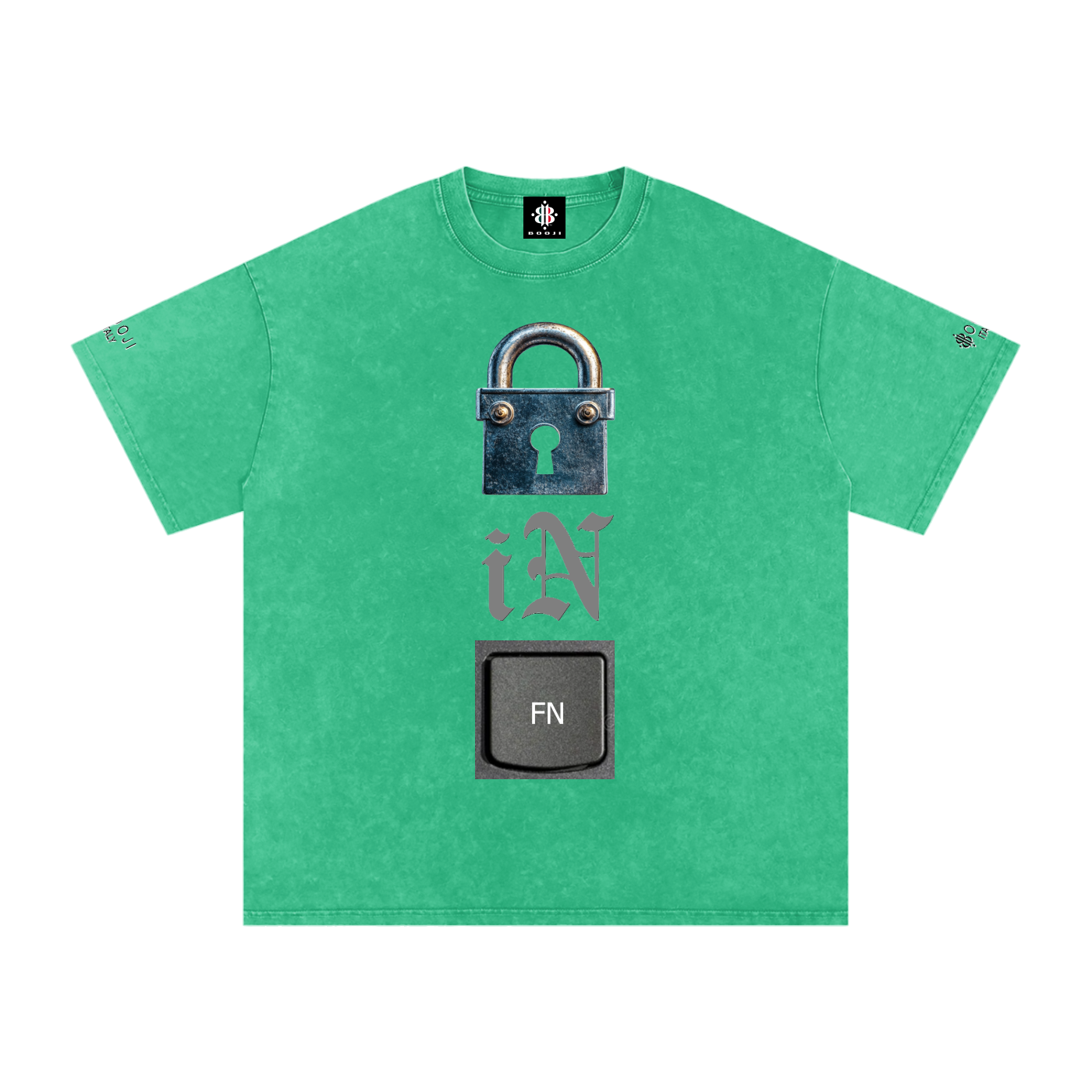 BOOJI ITALY LOCK IN COLLECTION SNOW WASHED T-SHIRT