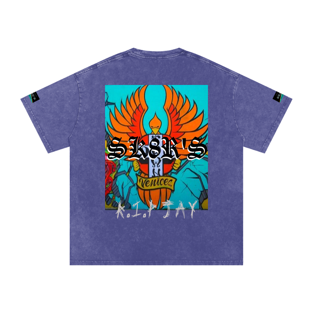 BOOJI ITALY SK8R'S COLLECTION SNOW WASHED T-SHIRT