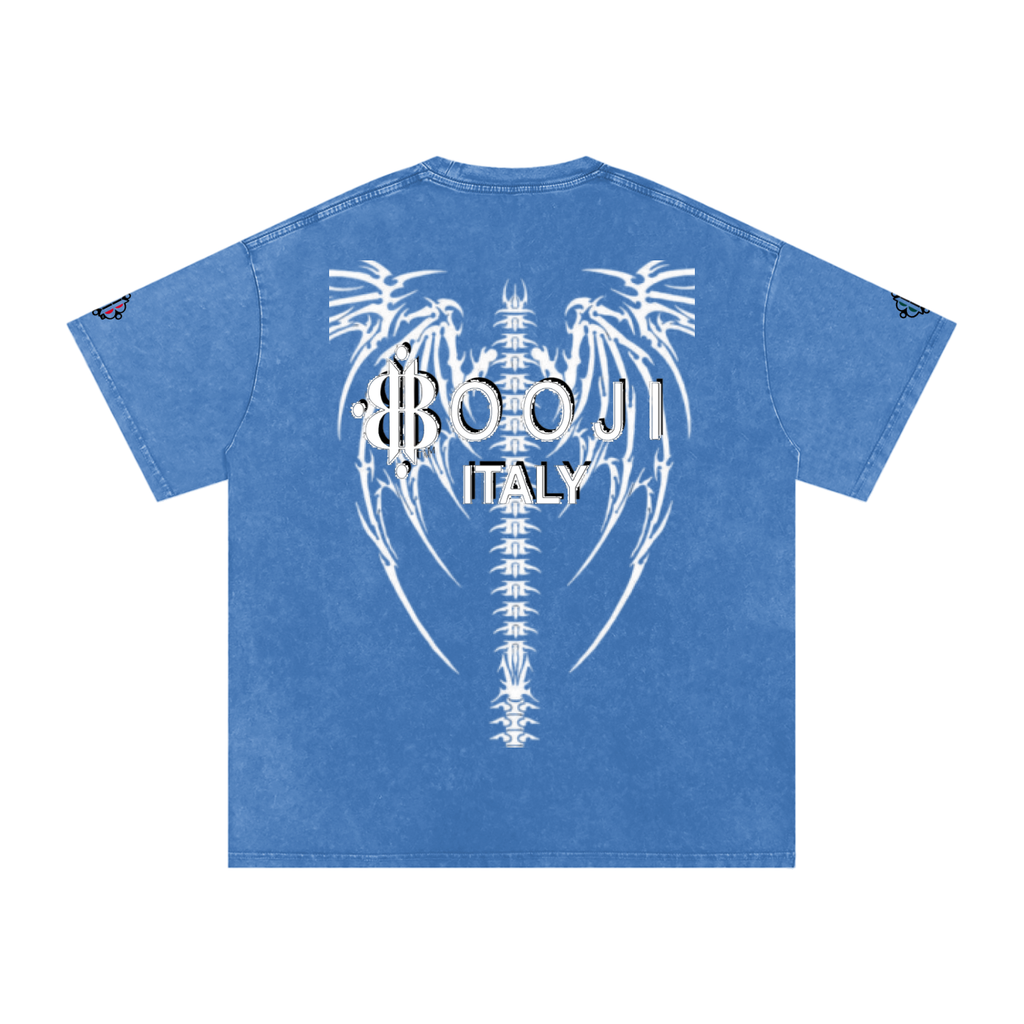 BOOJI ITALY "DXXD IN LOVE" LINE SNOW WASHED T-SHIRT