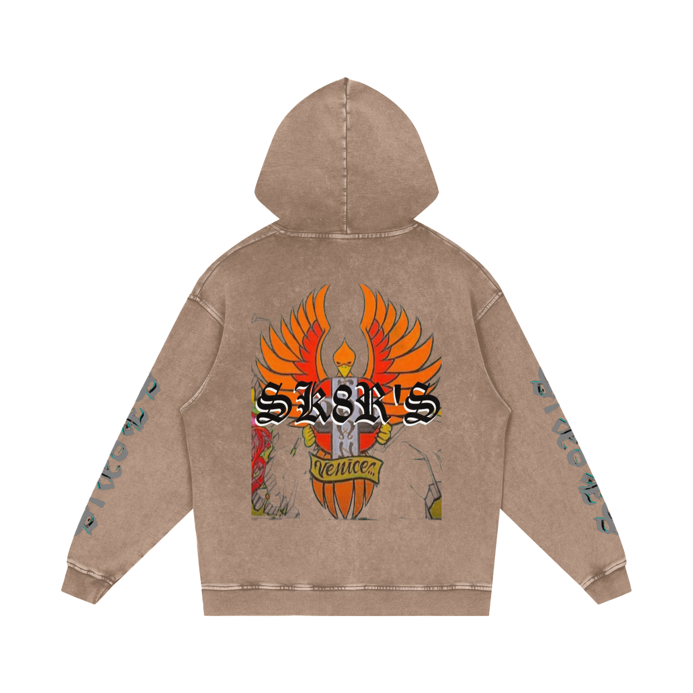 BOOJI ITALY SK8R'S COLLECTION SNOW WASHED HOODIE
