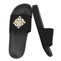BOOJI ITALY ETA PRIMO COLLECTION MEN'S BLACK SOLE SLIDES Custom Men's One-piece Slippers