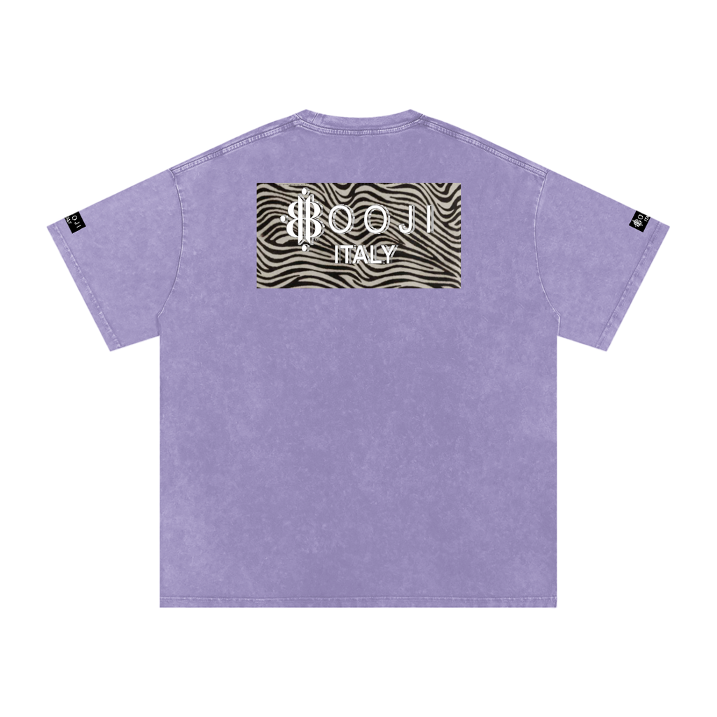 BOOJI ITALY WILD INFLUENCE Z-BACK SNOW WASHED T-SHIRT