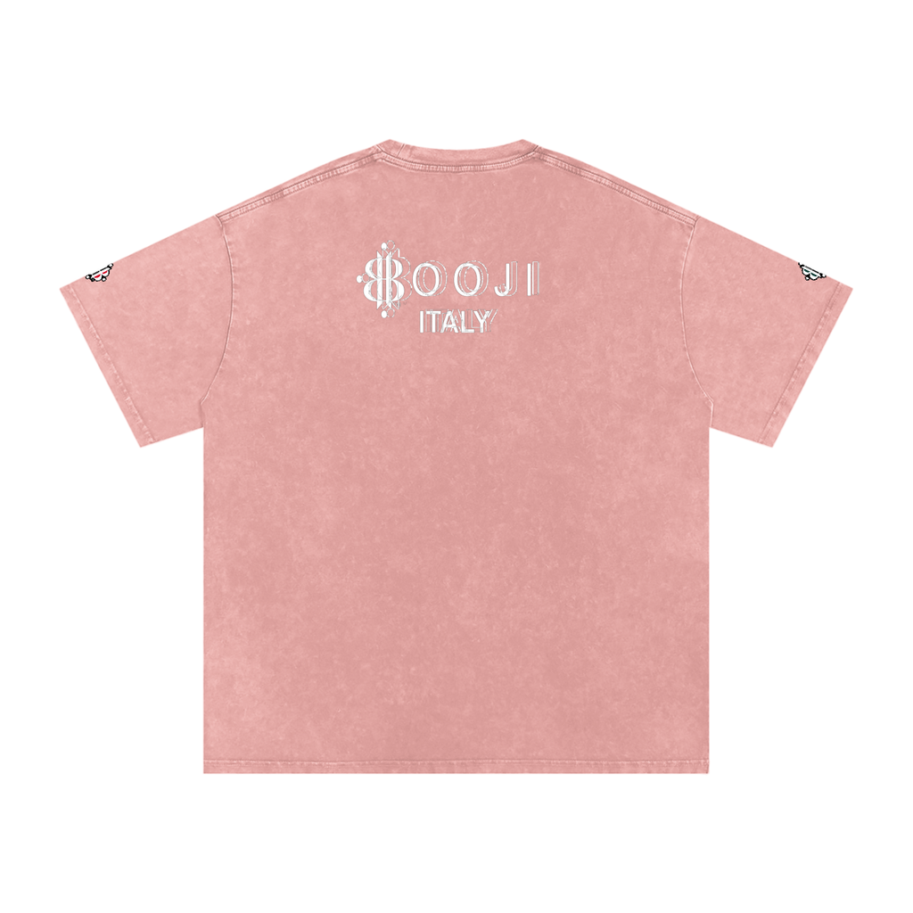 BOOJI ITALY BE A WAVE BEHAVE SNOW WASHED T-SHIRT