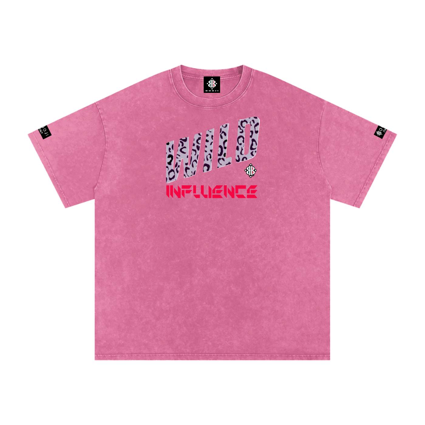 BOOJI ITALY WILD INFLUENCE Z-BACK SNOW WASHED T-SHIRT
