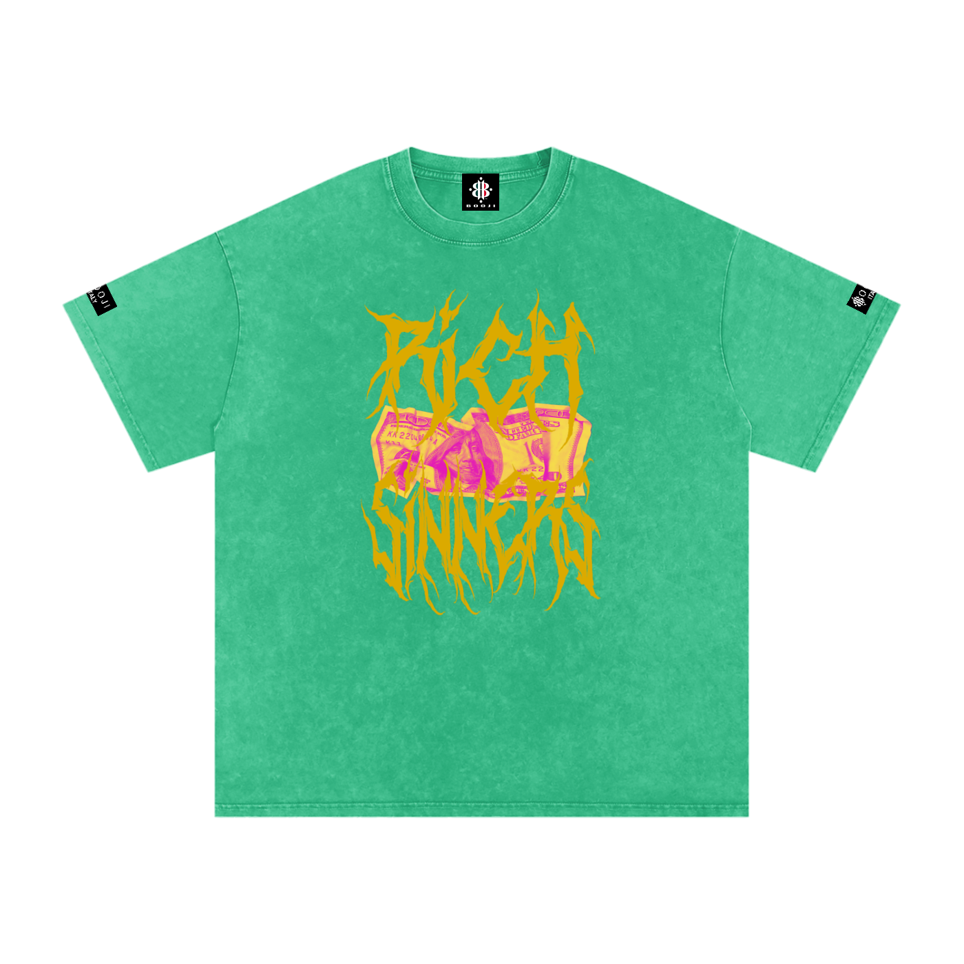 BOOJI ITALY RICH SINNERS SNOW WASHED T-SHIRT