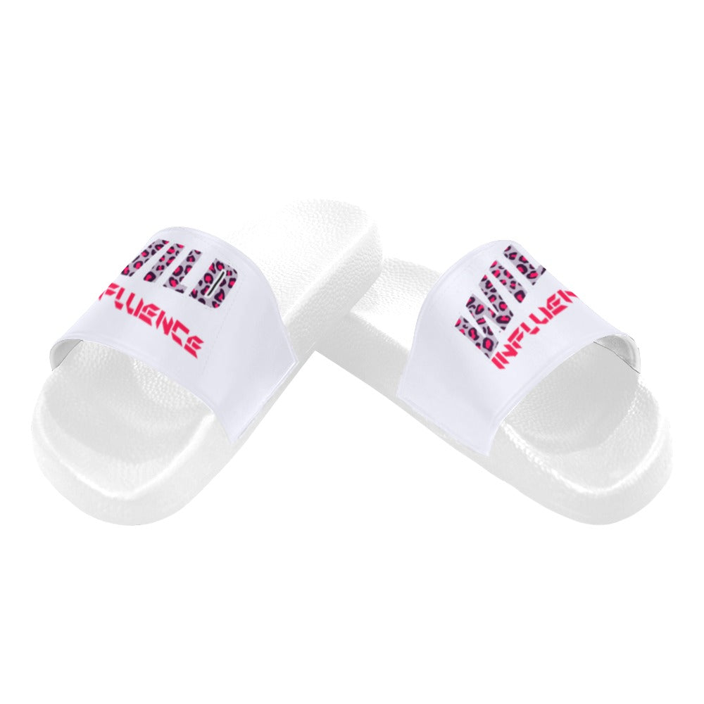 BOOJI ITALY WILD INFLUENCE COLLECTION IN WHITE WOMEN'S WHITE SOLE SLIDES