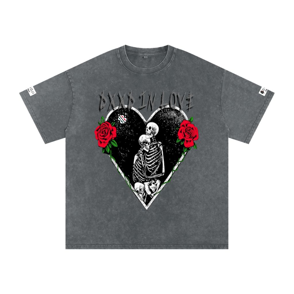 BOOJI ITALY "DXXD IN LOVE" SNOW WASHED T-SHIRT