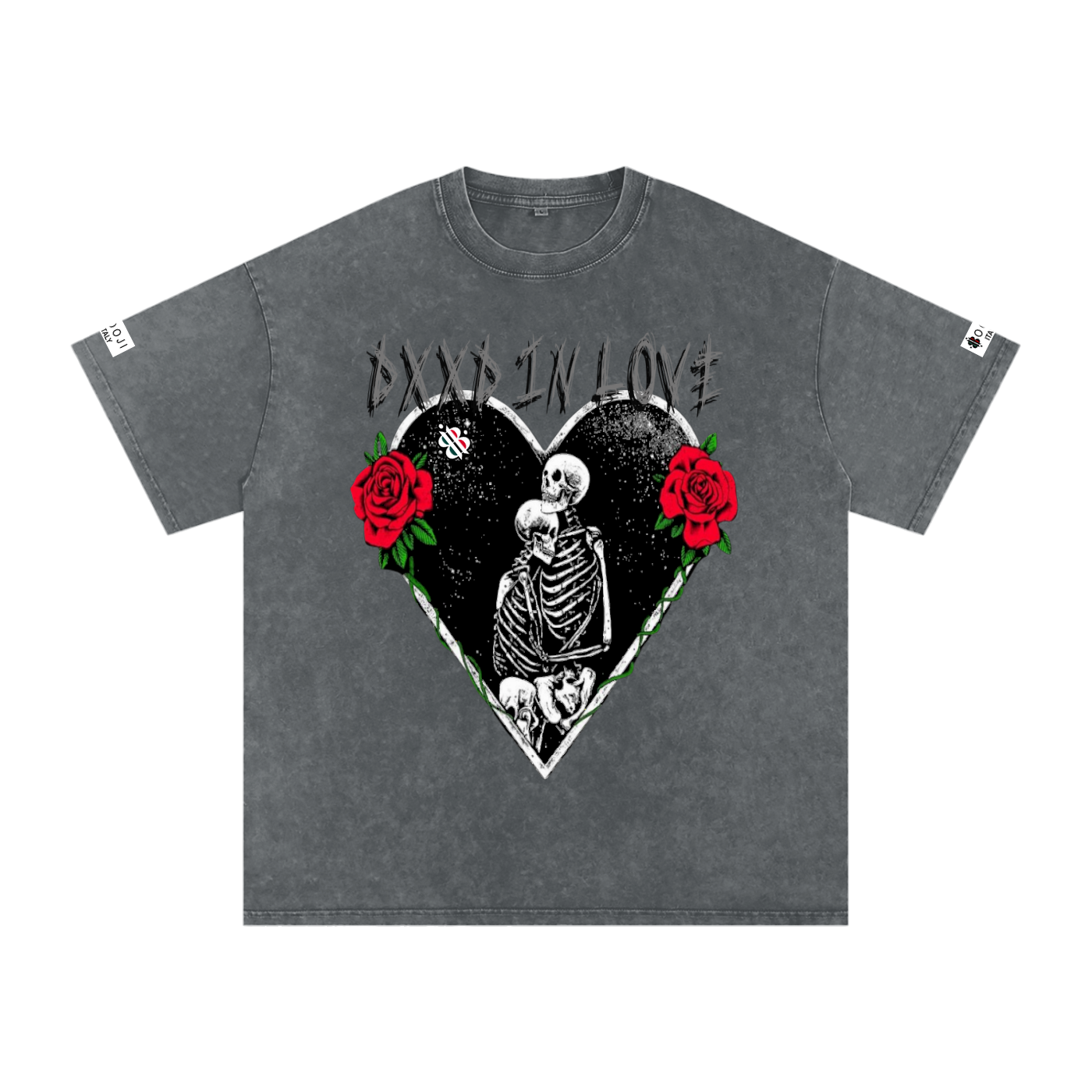 BOOJI ITALY "DXXD IN LOVE" SNOW WASHED T-SHIRT