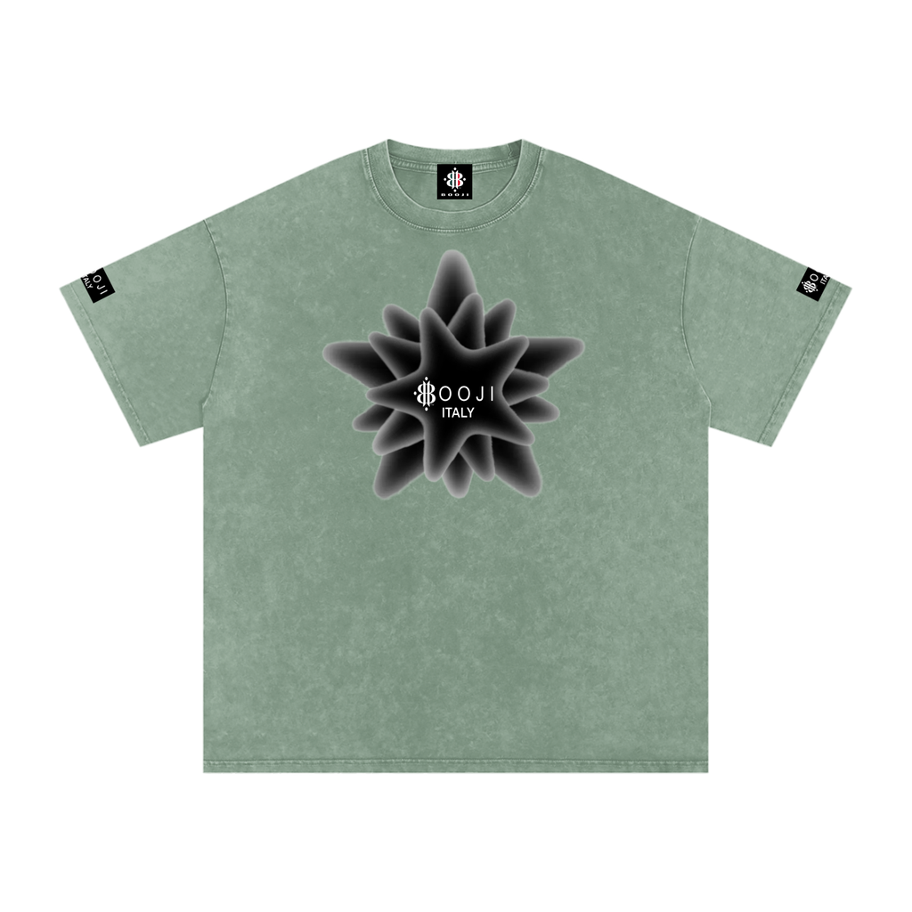 BOOJI ITALY MAGADIGS COLLECTION LOGO SNOW WASHED T-SHIRT