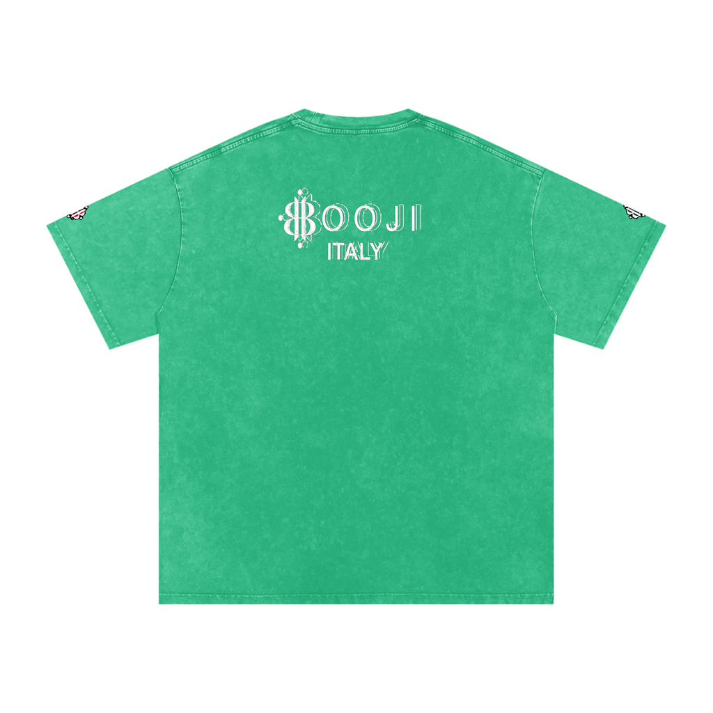 BOOJI ITALY BE A WAVE BEHAVE SNOW WASHED T-SHIRT