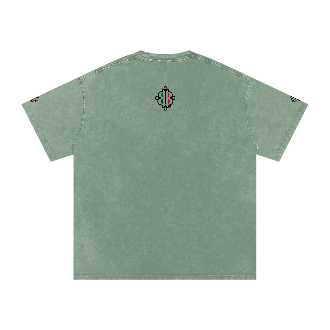 BOOJI ITALY 7 STARS 4 EVER $ LOGO SNOW WASHED T-SHIRT
