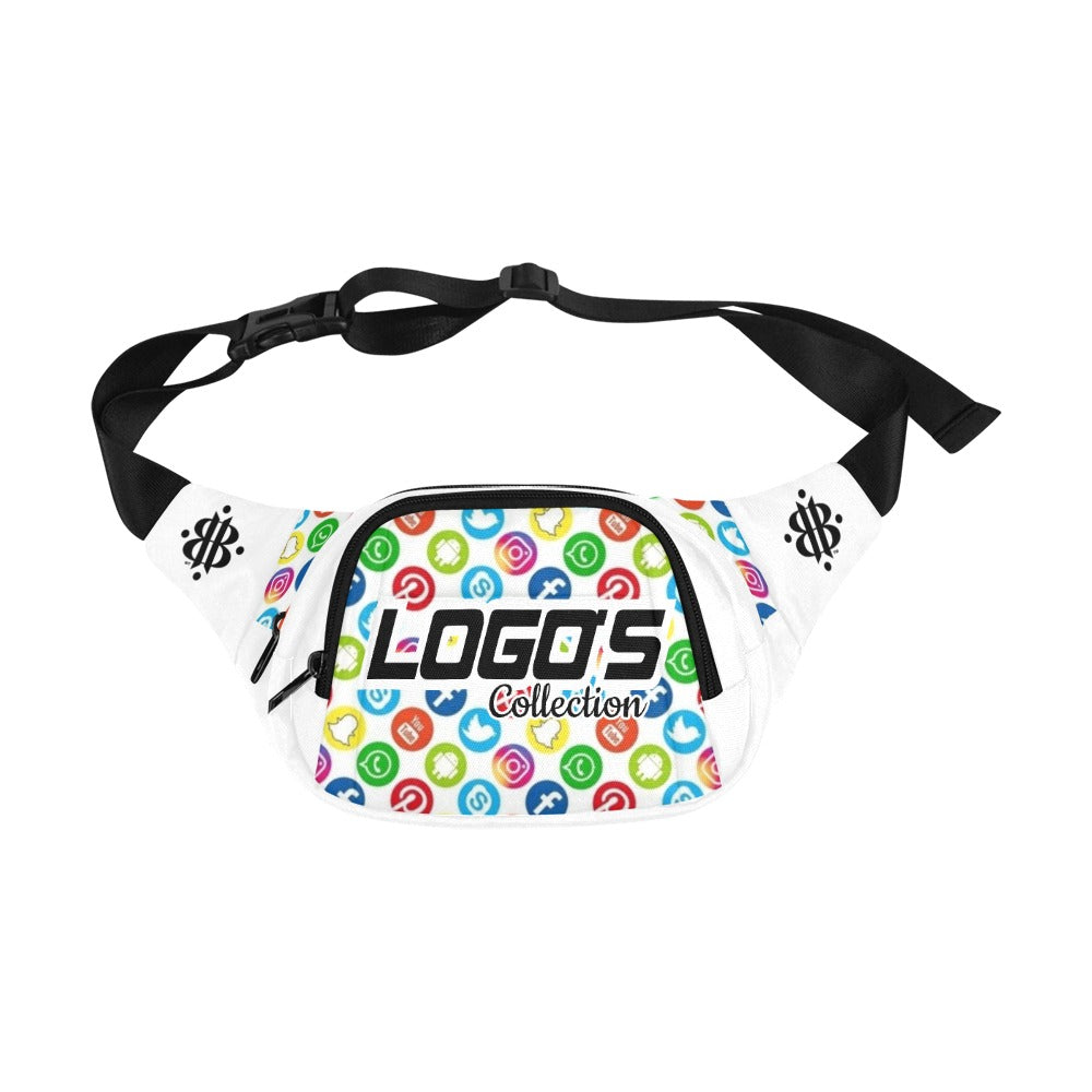 BOOJI ITALY LOGO'S COLLECTION WHITE WAIST BAG