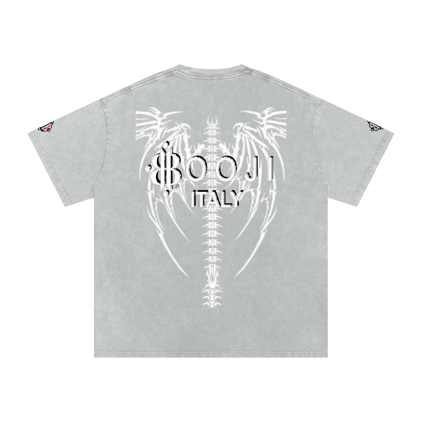 BOOJI ITALY "DXXD IN LOVE" LINE SNOW WASHED T-SHIRT