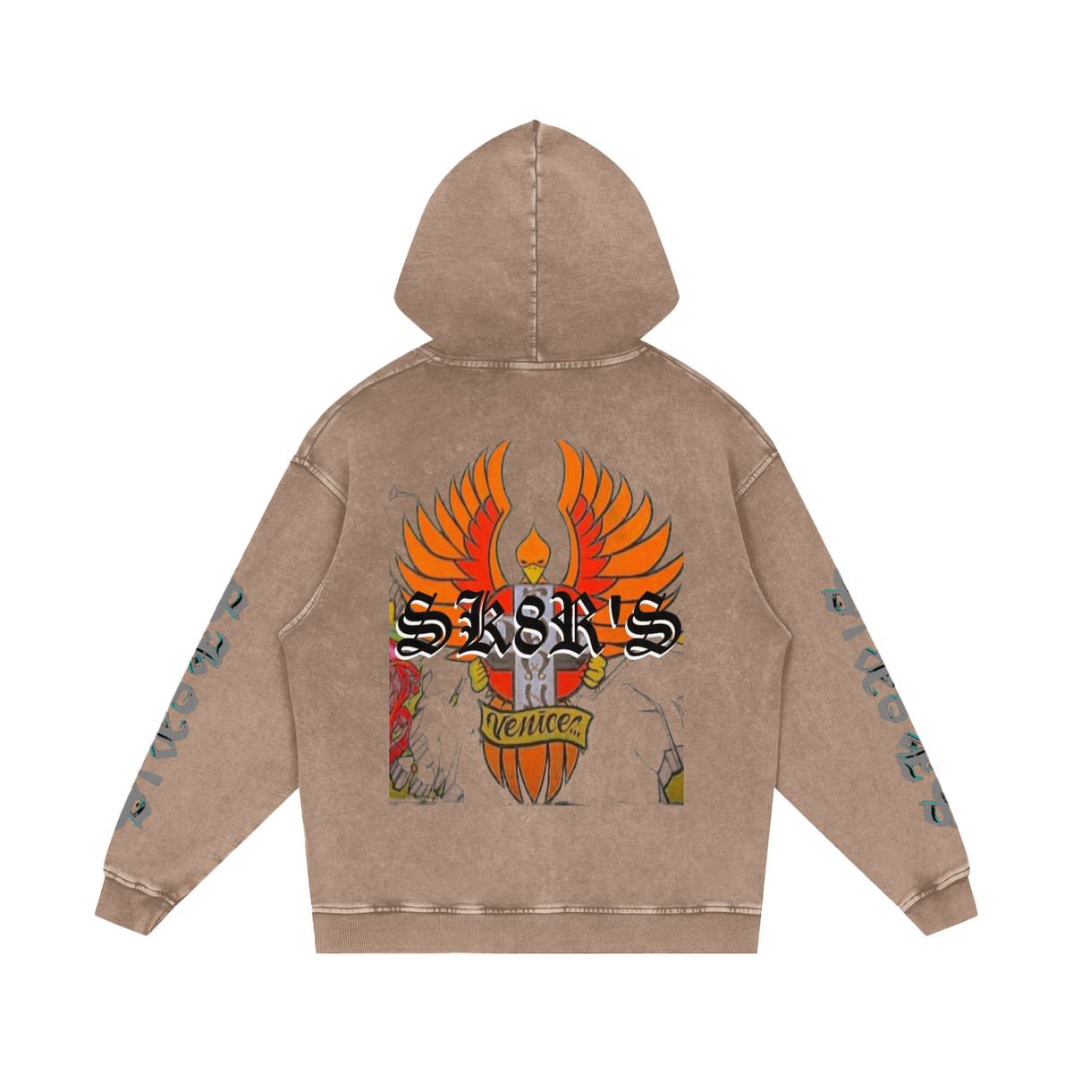 BOOJI ITALY SK8R'S COLLECTION SNOW WASHED HOODIE