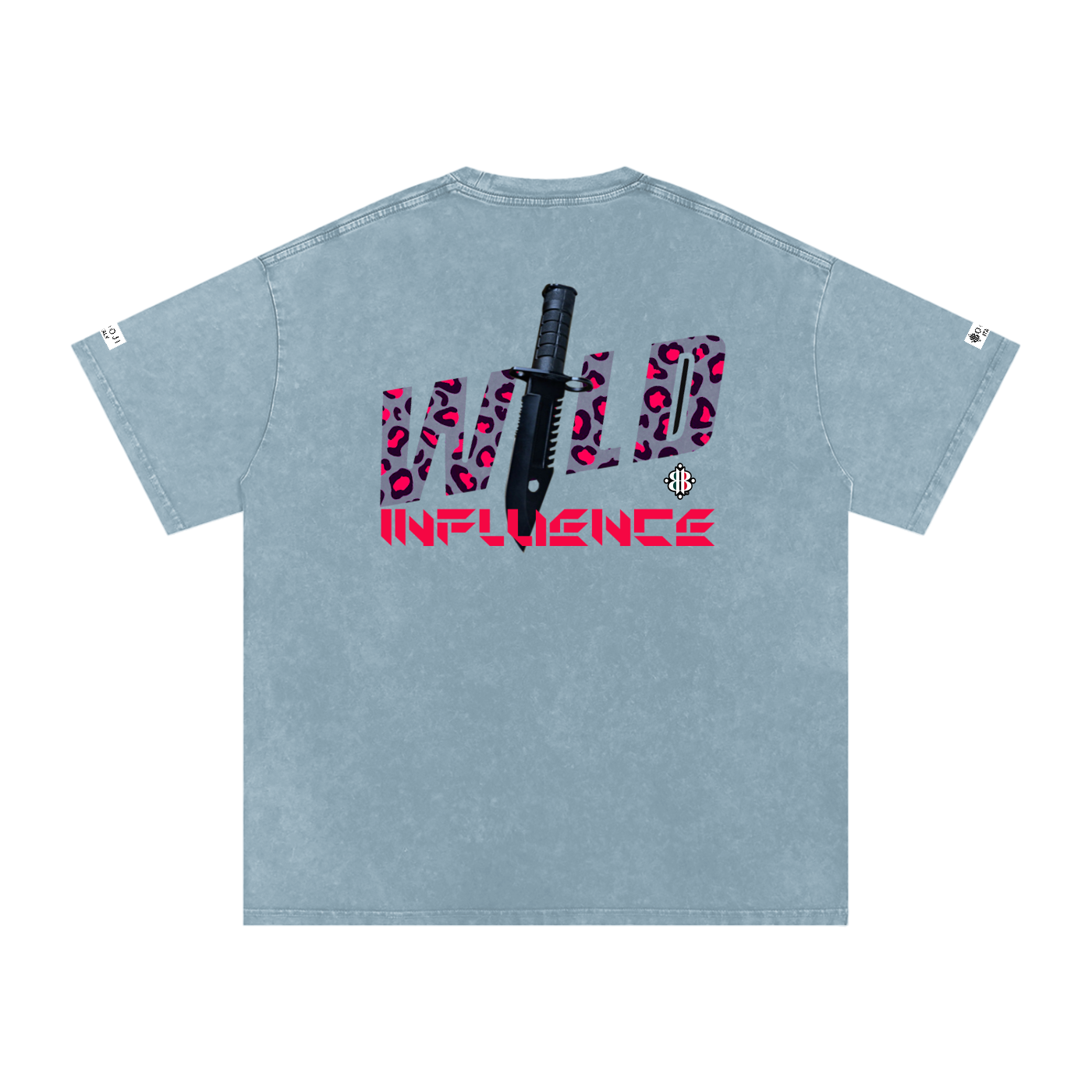 BOOI ITALY WILD INFLUENCE KNIFED SNOW WASHED T-SHIRT