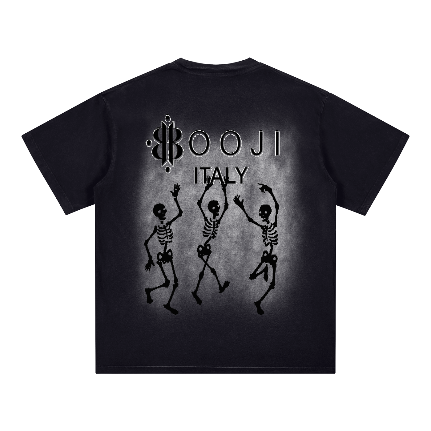 BOOJI ITALY DXXD IN LOVE LOGO MONKEY WASHED T-SHIRT