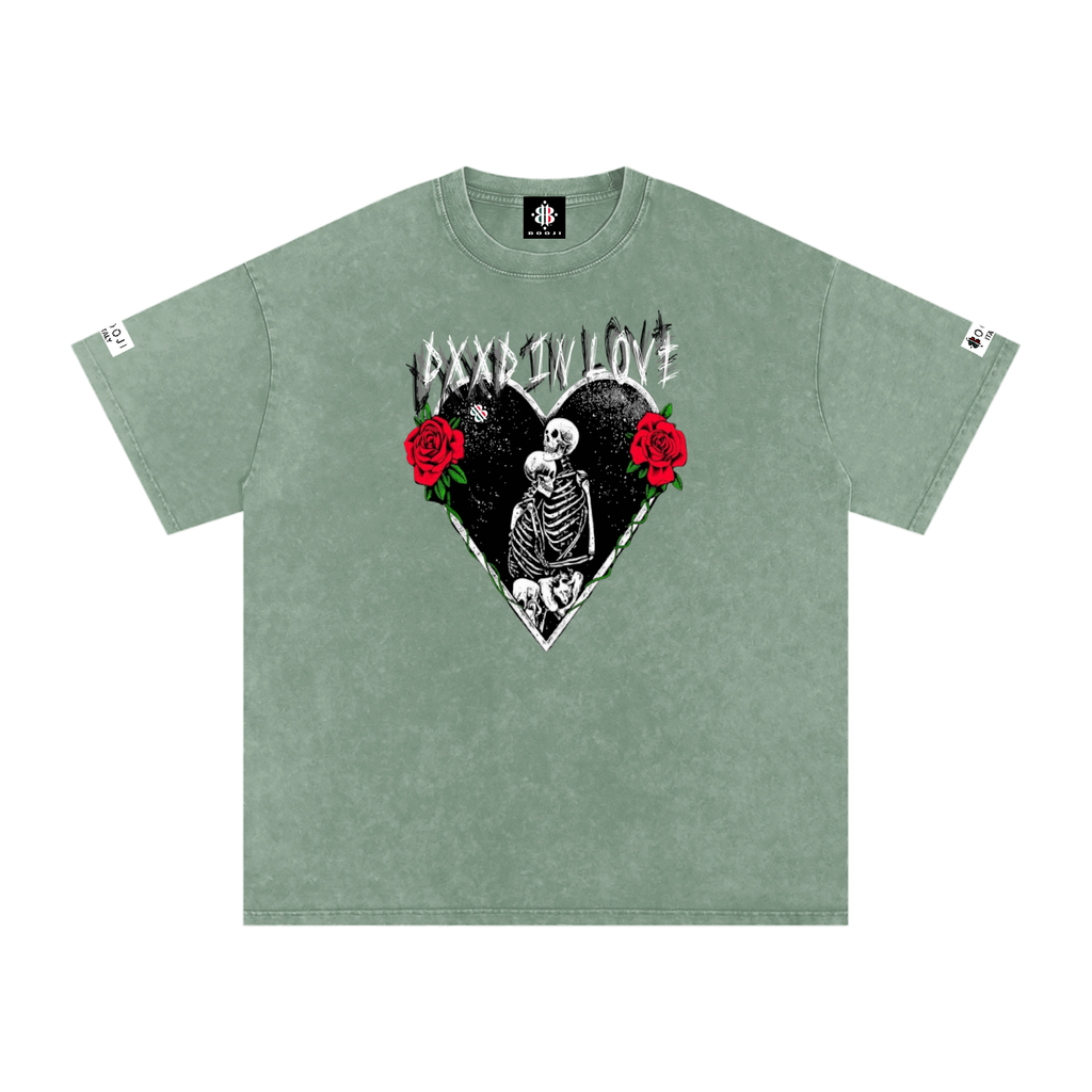 BOOJI ITALY DXXD IN LOVE SNOW WASHED T-SHIRT