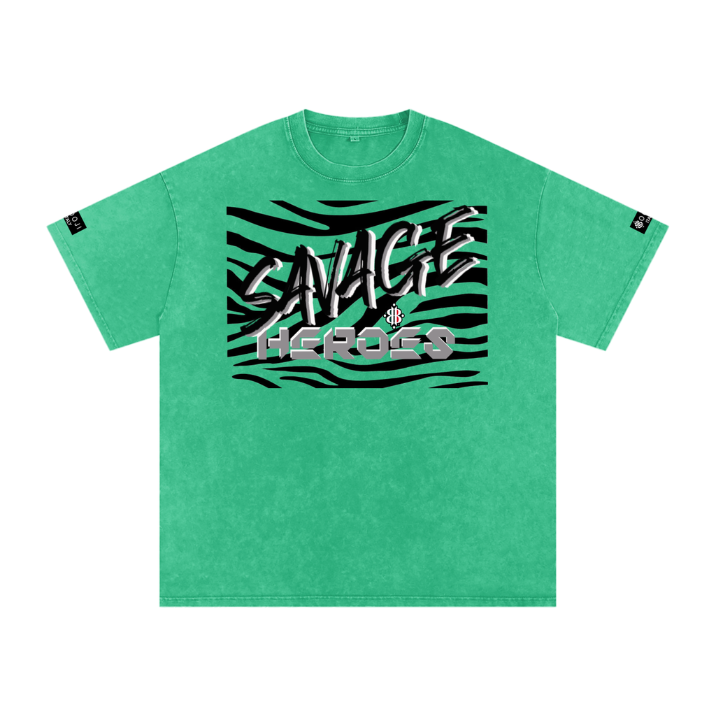BOOJI ITALY "SAVAGE HEROES" SNOW WASHED T-SHIRT