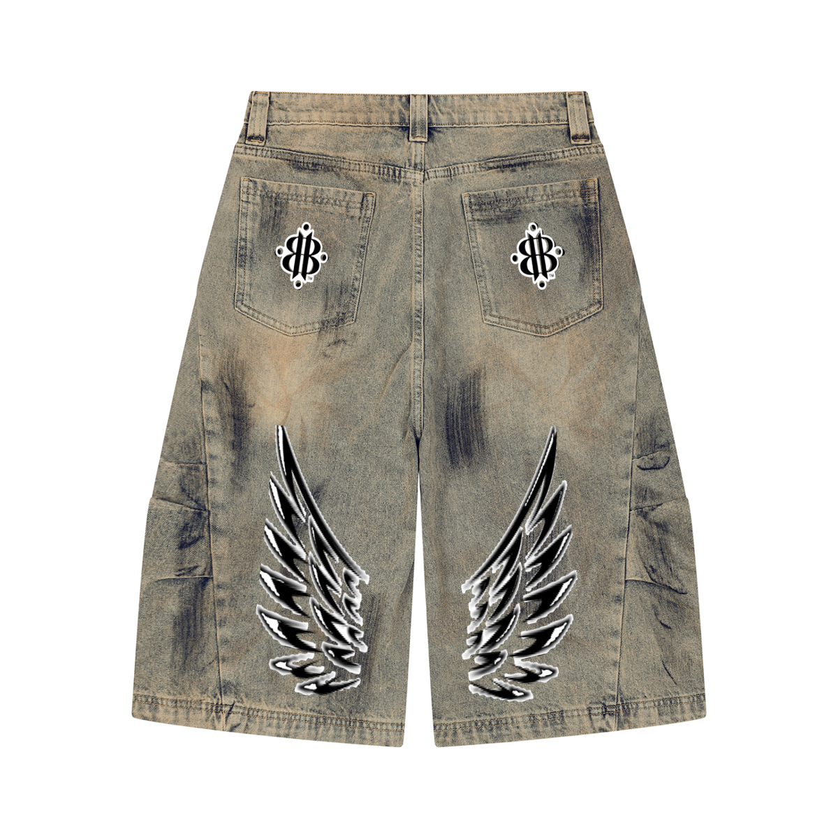 BOOJI ITALY FLY DENIM MFR. COLLECTION MEN'S VINTAGE WASH JORTS