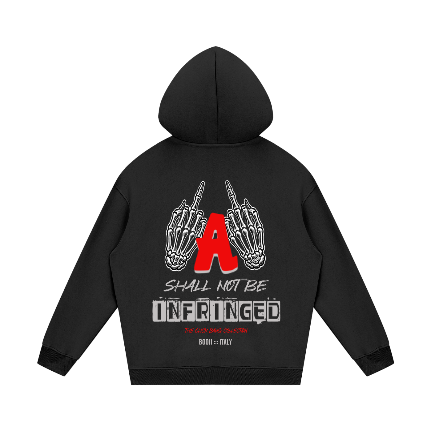 BOOJI ITALY "CLICK BANG COLLECTION" FLEECE HOODIE