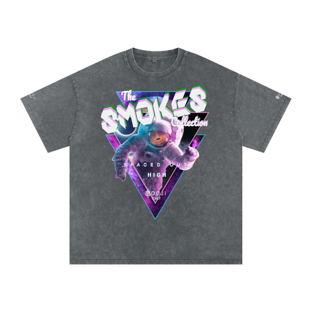 BOOJI ITALY "SMOKES COLLECTION" SNOW WASHED T-SHIRT