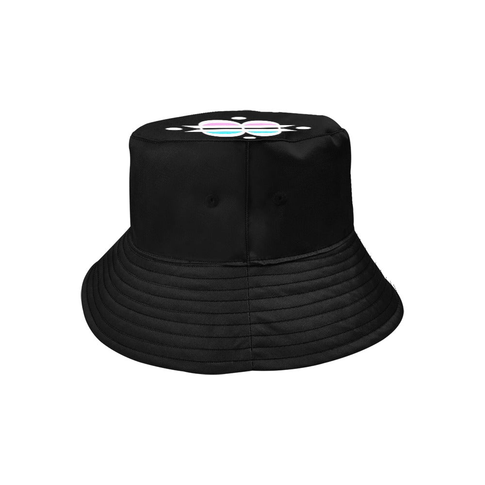 BOOJI INVERTED LOGO BLACK Unisex Bucket Hat