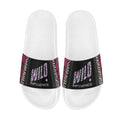 BOOJI ITALY WILD INFLUENCE FULL ZOO LOGO WOMEN'S WHITE SOLE SLIDES