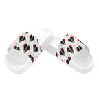 BOOJI ITALY DXXD IN LOVE COLLECTION MEN'S WHITE SOLE SLIDES