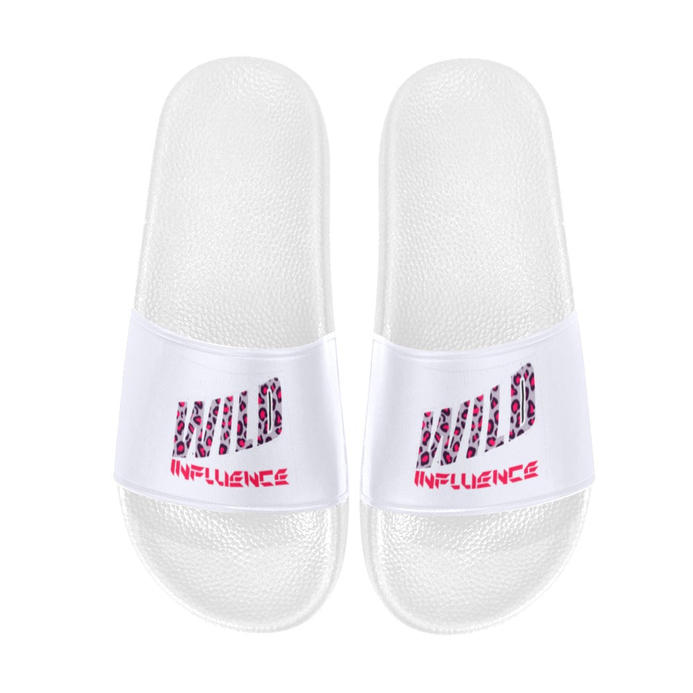 BOOJI ITALY WILD INFLUENCE COLLECTION IN WHITE WOMEN'S WHITE SOLE SLIDES