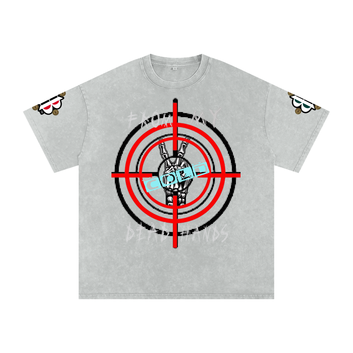 BOOJI ITALY "CLICK BANG COLLECTION" SNOW WASHED T-SHIRT