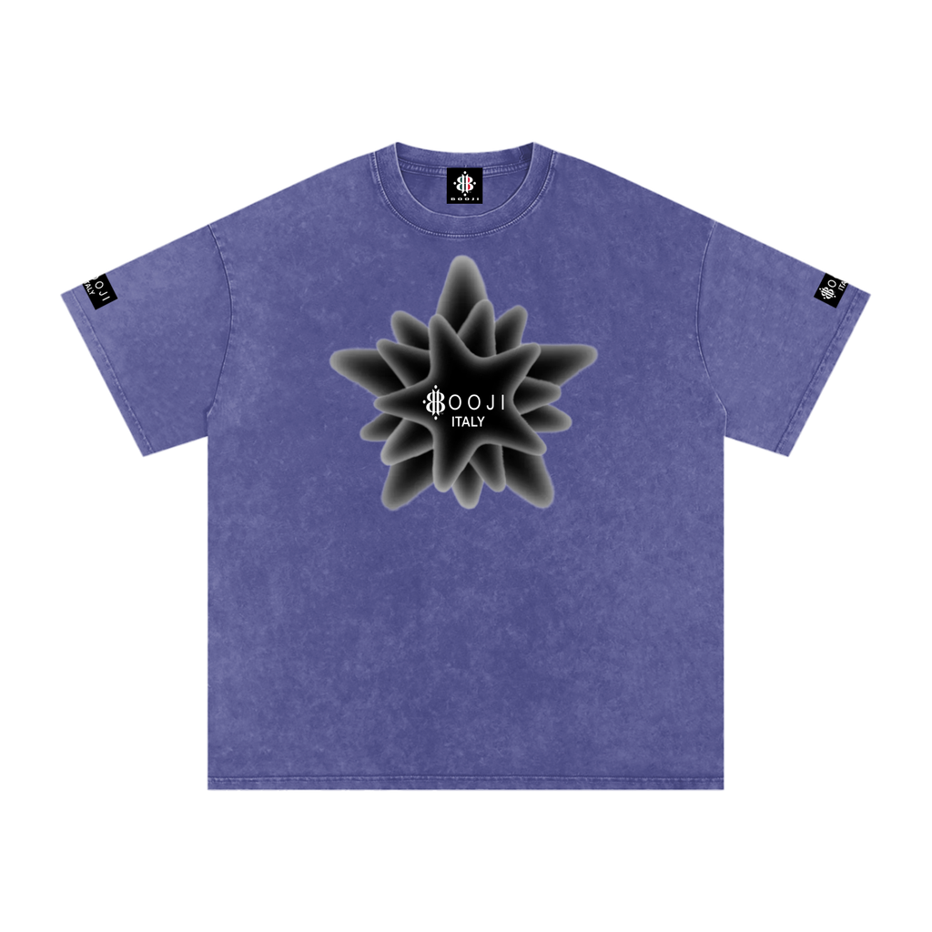 BOOJI ITALY MAGADIGS COLLECTION LOGO SNOW WASHED T-SHIRT