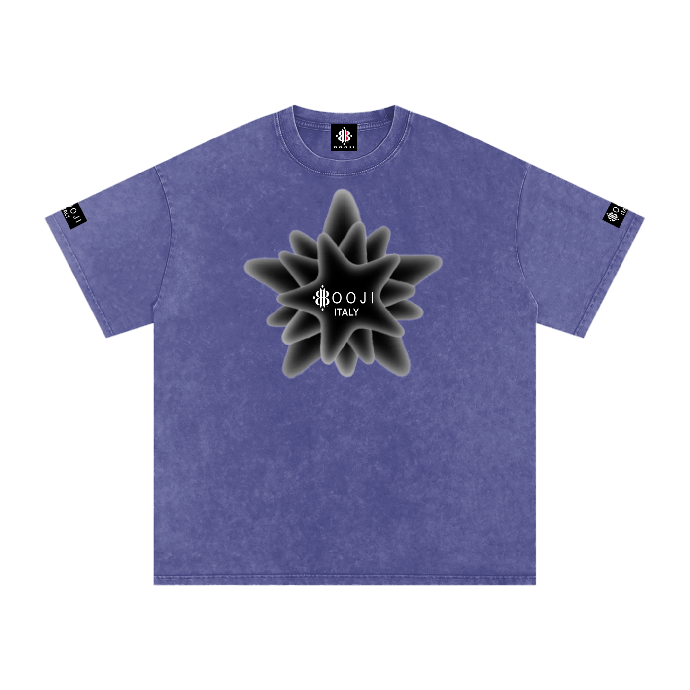 BOOJI ITALY MAGADIGS COLLECTION LOGO SNOW WASHED T-SHIRT