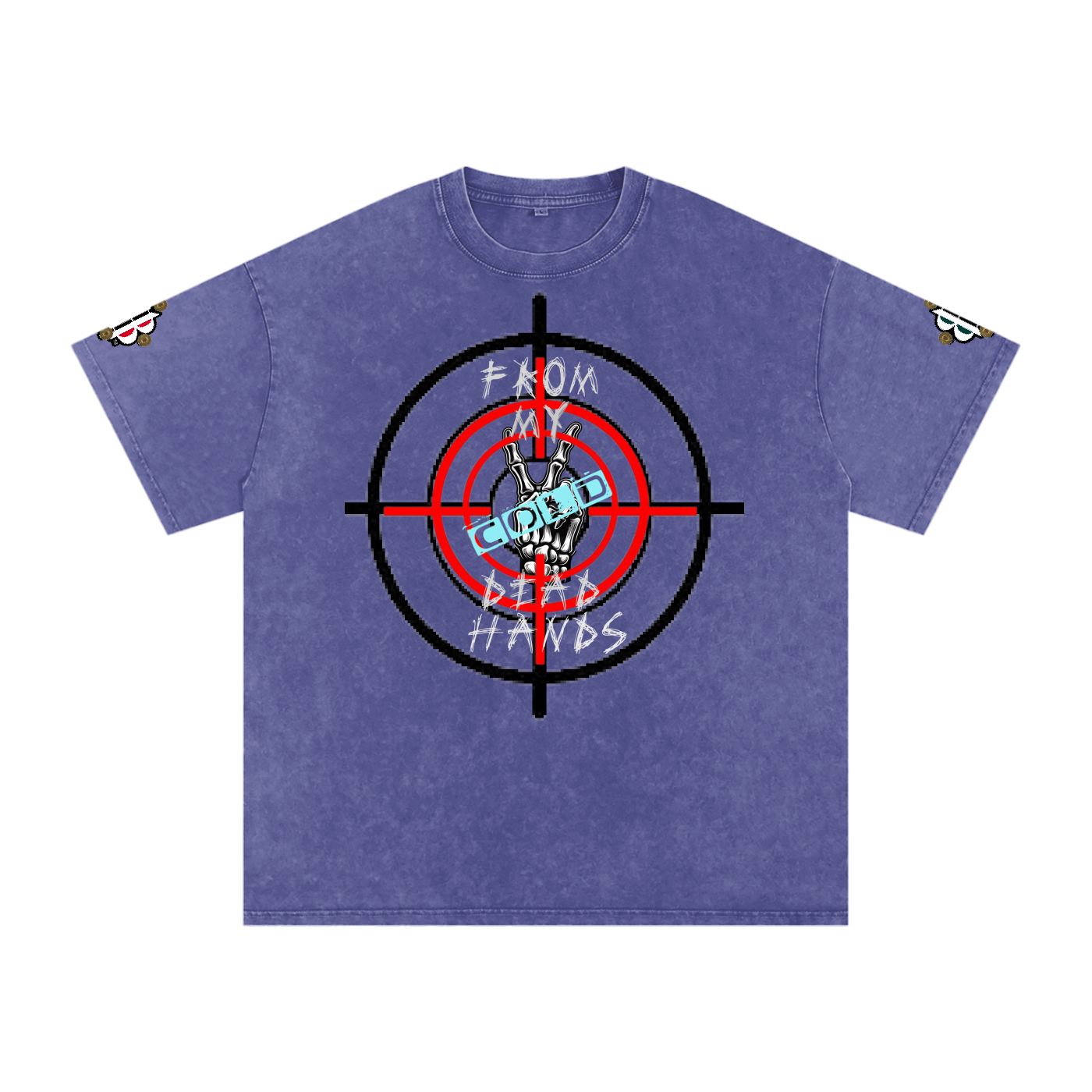 BOOJI ITALY CLICK BANG COLLECTION MENS SNOW WASHED T-SHIRT