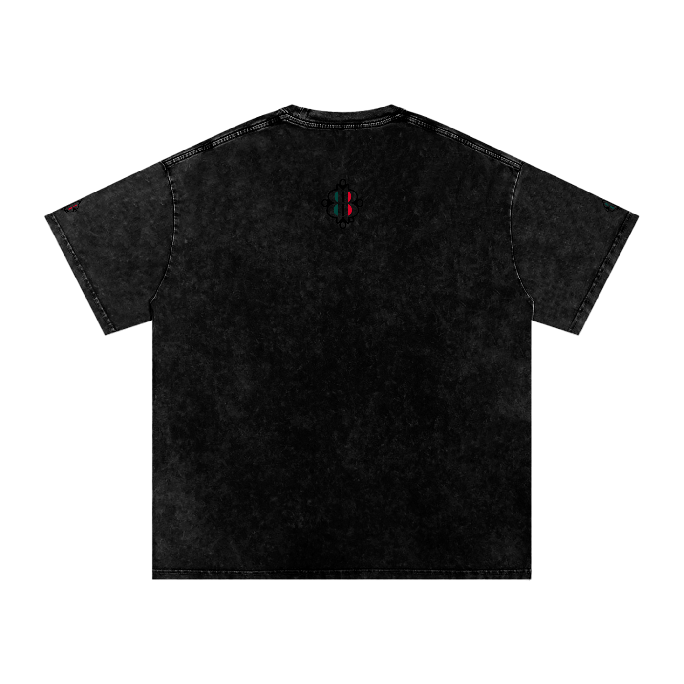BOOJI ITALY 7 STARS 4 EVER $ LOGO SNOW WASHED T-SHIRT
